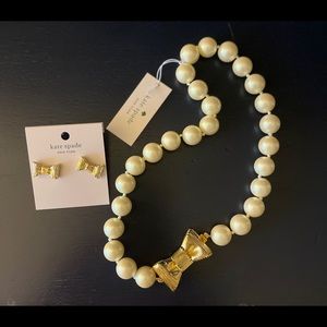 NWT Kate Spade All Wrapped Up in Pearls Set